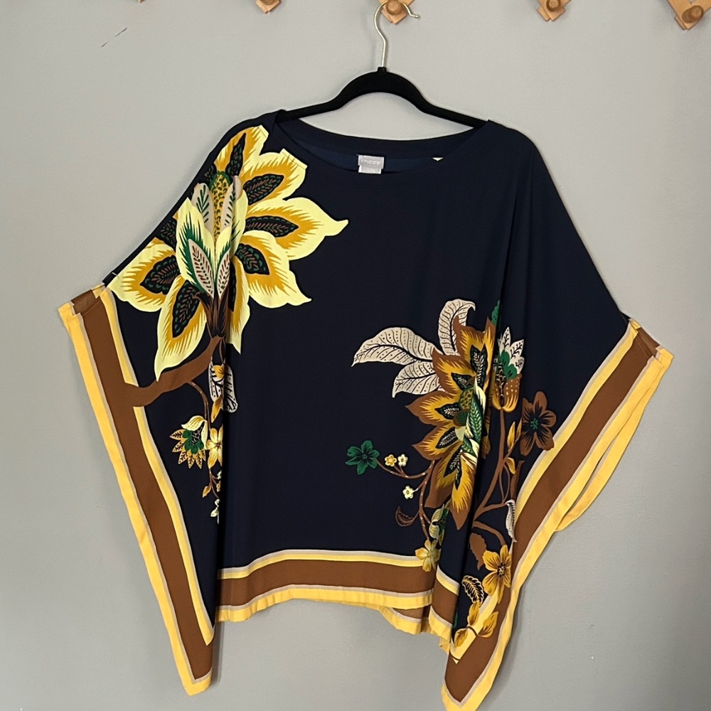 Chico’s loose fit blouse